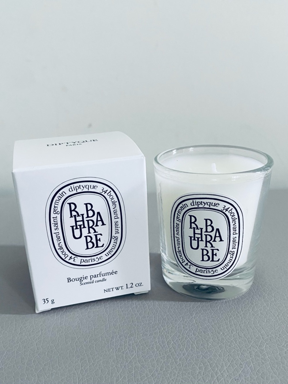 Diptyque Mini Rhubarbe Candle